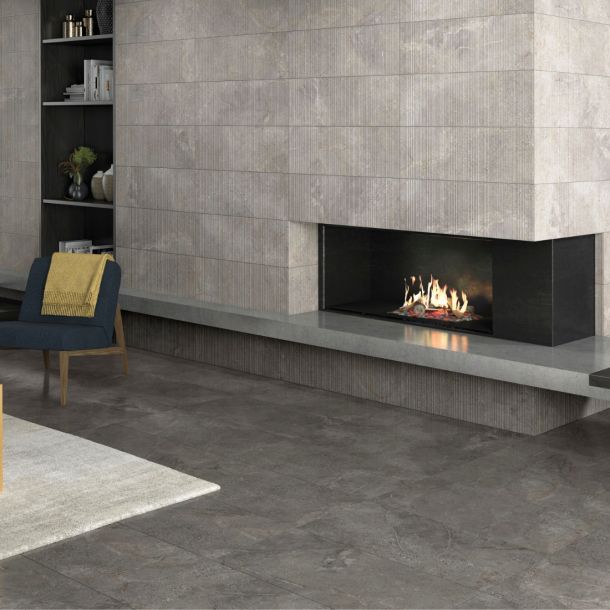 stone effect wall and floor tiles