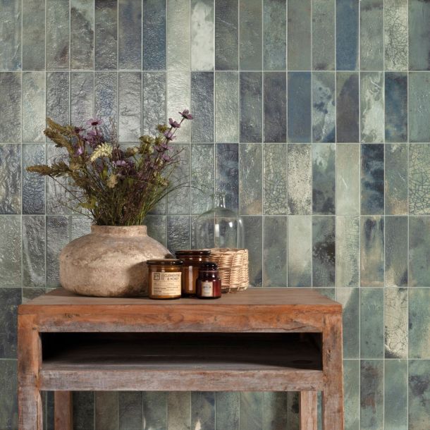 Green metro tiles