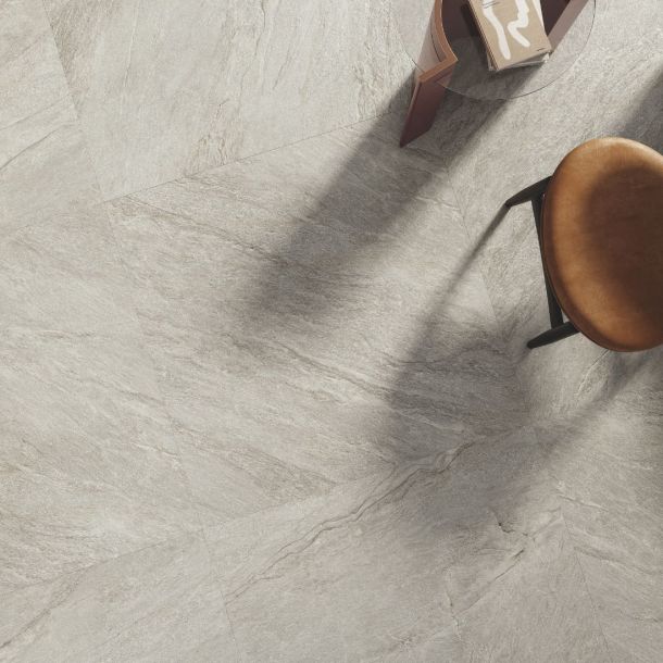 stone effect porcelain floor tiles in a natural colour palette