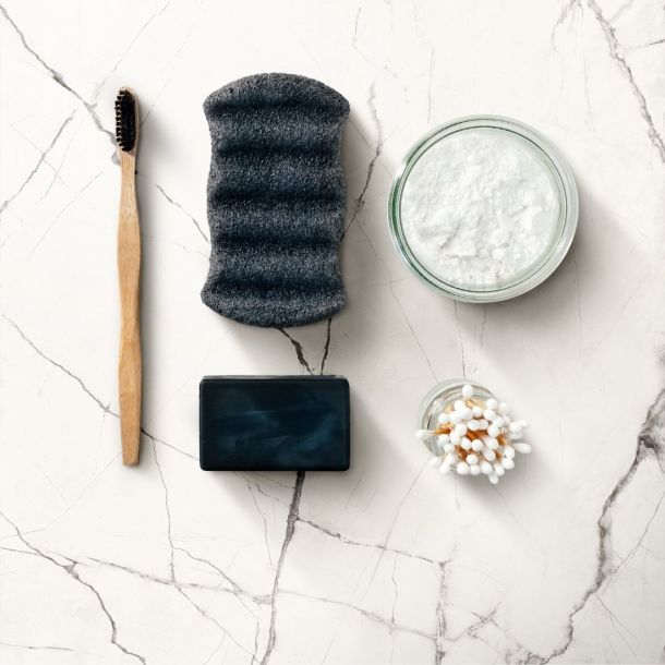 Marble effect tiles