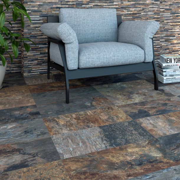 stone effect floor tiles